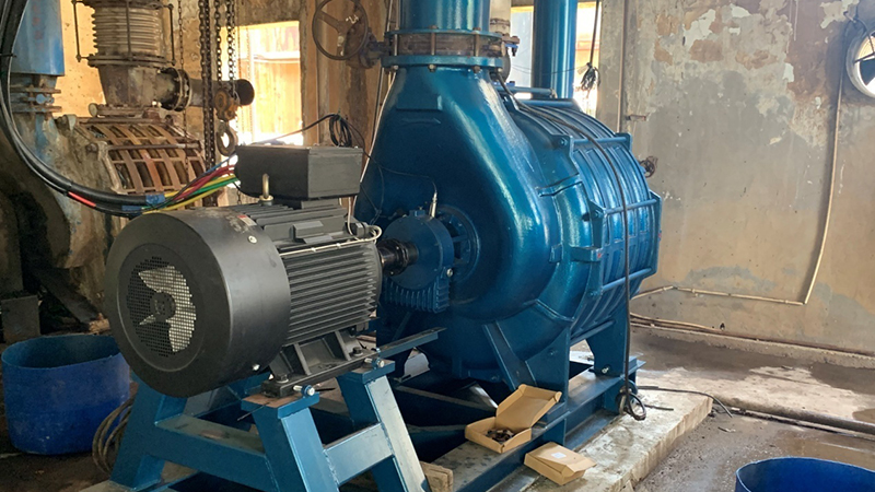 力久永磁電機在某礦業公司離心風機上改造應用
