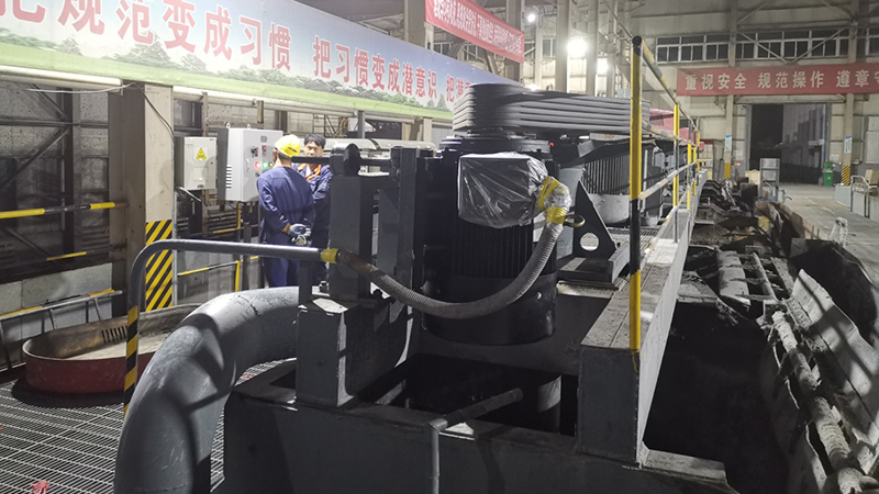 力久永磁電機在某黃金礦業公司浮選機上改造應用